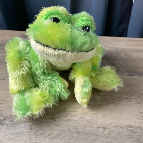 Green Tie Dye Frog GANZ Webkinz & Lil 'Kinz Animals without Code - Picture 8 of 8